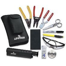 Leviton® 49800-UTK Universal Fiber Optic Tool Kit, For Use With: SC, ST or FC Thread-Lock Connectors