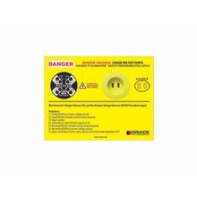 GracePESDs R-3KW-LCH VOLTAGE INDICATOR WITH NON-CONTACT VOLTAGE DEVICE AND HORIZONTAL WARNING LABEL