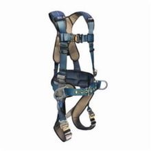 3M DBI-SALA Fall Protection ExoFit™ XP 1110152 Multi-Purpose Harness With Sewn in Back Pad, Belt, L, 420 lb Load, Polyester Strap, Quick-Connect Leg Strap Buckle, Quick-Connect Chest Strap Buckle, Steel Leg/Chest/Torso Buckle Hardware, Blue/Gray