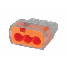 IDEAL® In-Sure™ 30-1033 33 Series Push-In Wire Connector, 12 AWG Wire, Solid/Stranded/Tin-Bonded Wire, Nylon/Polycarbonate