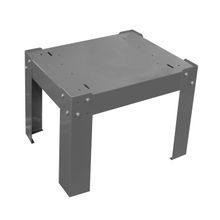 DURHAM MFG® 311-95 Base, Gloss/Powder Coated, For Use With 310B-95 Heavy Duty Bearing Slide Rack, Steel, Gray