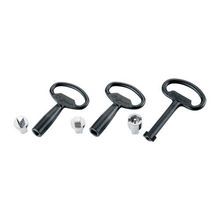 nVent HOFFMAN CONCEPT™ CLKTM7 CWY 7 mm Triangle Lock Insert, For Use With: FUSION G7™ Type 4/12 Wall Mount and CONCEPT™ Enclosure, Polished Chrome