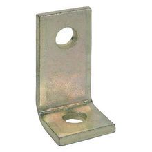 Kindorf® B-915 Angle Fitting Connector, 2 Holes, 3 in L x 1-1/2 in W x 1/4 in THK, Steel