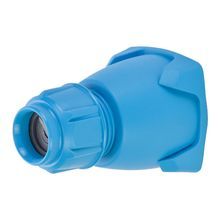 MELTRIC 512P0D21 Size 2 Device Handle, 0.2 to 0.82 in Device, Polyester, Blue