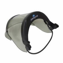 National Safety Apparel® PureView™ H12HTU Lightweight Face Shield With Universal Adapter, Gray Visor