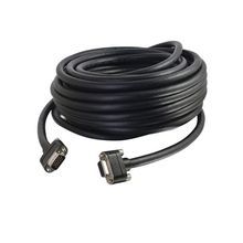Quiktron® C2G® 50218 Select VGA Cable, 50 ft L, 15-Pin Male x Male Connector, 26 AWG Tinned Copper Conductor, PVC Jacket
