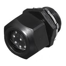 Wiring Device-Kellems SEC75B452 Multi-Hole Cord Grip Connector, Cable Openings: 0.205 in, Nylon