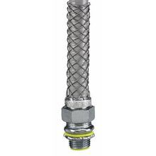 Wiring Device-Kellems 074093513 Cap Nut Connection Insulated Male Straight S-TITE Liquidtight Connector, Steel