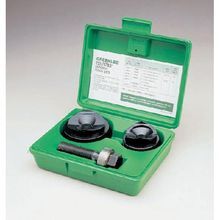 Greenlee® Slug-Buster® 7237BB Manual Round Knockout Punch-Die Kit, 10 ga, 1-1/2 to 2 in, Mild Steel