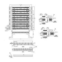 Hubbell® 110BLK300FTK4 Field Termination Kit, 110 Style Block, 26 to 22 AWG Wire, 300 Pair Count, Category: Cat 5e, White
