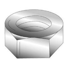 Cully™ 40110J Hex Nut, Measurement System: Imperial, #8-32 Thread, Steel, Zinc Plated, Material Grade: A, Right Hand Thread