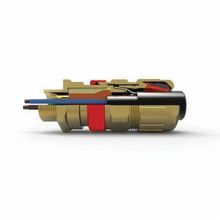 Hubbell® ICG653/UNIV/Os Universal Cable Gland, 1/2 in Thread, Brass, Nickel Plated
