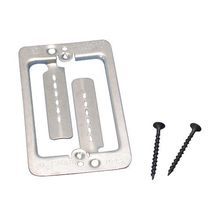 Caddy® MPLS Mounting Plate With Screws, For Use With Low Voltage Class 2 Outlets, Flush Mount, Steel