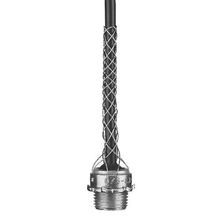 Wiring Device-Kellems 073031203A Dust-Tight Wide Range Strain Relief Cord Grip With Galvanized Steel Mesh, Aluminum