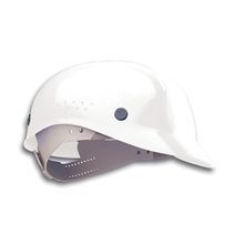 North® BC86010000 Front Brim Bump Cap, Universal, White, HDPE, 4-Point Pinlock Suspension