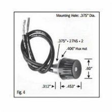 SELECTA® SS109-BG Rotary Switch, 125/250 VAC, 3/1.5 A, On-Off/SPST