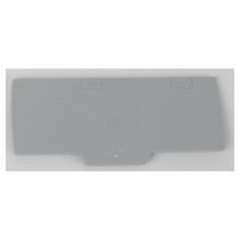 Allen-Bradley 1492-EBP6PD2-BRE End Barrier, For Use With: Push-In Terminal Block, Gray