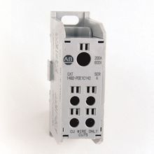 Rockwell Automation 1492 Enclosed Power Distribution Block, 1-Pole, Copper, 1 Opening Line Side, 4 Openings Load Side, 200 Amps