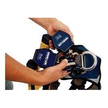 3M DBI-SALA Fall Protection 3100107 Fixed Twin Leg D-Ring Connector, For Use With: Nano-Lok™ Fixed D-Ring Harnesses and Self-Retracting Lifeline, Specifications Met: OSHA 1926.502/1910.140, ANSI A10.32/Z359.14 Class B