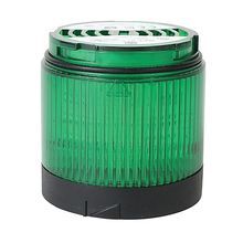 Allen-Bradley Control Tower™ 856T-BB3 Flashing/Steady Stack Light Module, 24 VAC/VDC, LED Lamp, 70 mm Dia, Base Mounting, Green