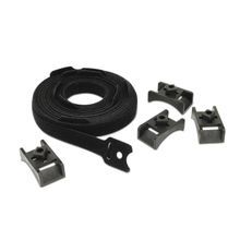 APC® AR8621 Toolless Hook and Loop Cable Manager, 39 mm W x 13 mm D