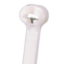 Panduit® Dome-Top® BT1M-C Miniature Cross Section Cable Tie, 4 in L x 0.095 in W x 0.036 in THK, Nylon