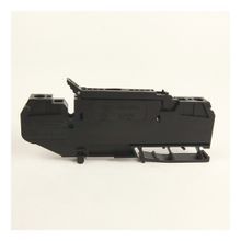 Rockwell Automation Spring Clamp Terminal Block,One-Circuit Fuse Block (1/4 x 1 1/4 Fuses),4 mm (# 22 AWG - # 10 AWG) or 2.5 mm (# 22 AWG - # 12 AWG),Neon indicator,Black (Standard),