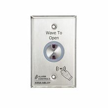 Alarm Controls Securitron® NTS Exit Station Switch, For Use With Electric Locks, 12 to 24 VDC, Stainless Steel, Silver