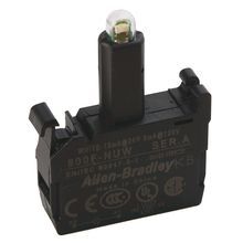Rockwell Automation 800F-NUW Integrated Lamp Module, LED Lamp, 24 to 120 VAC/VDC, White