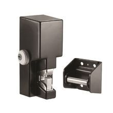 Securitron® GL1 Standard Fail Locked Electromechanical Gate Lock, Electromechanical Action, 2000 lb Holding Force, 12/24 VDC Power Source, Black