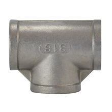 Midland Industries 63251 Pipe Tee, 1/4 in Nominal, NPT End Style, SCH 40, 150 lb, 316 Stainless Steel, Import