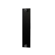 PREMISE WIRING FSP Blank ST-Style Unloaded Adapter Panel, Snap-In Mount, Black
