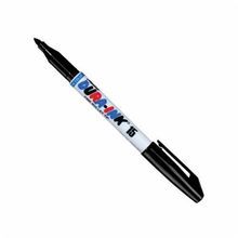 Markal® 096023 Dura-Ink® 15 Permanent Wear-Resistant Ink Marker, 1/16 in Tip, Fine Bullet Tip, Fiber/Plastic, Black