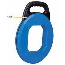 IDEAL® S-Class® Tuff-Grip™ Pro 31-065 Replacement Fish Tape With Eyelet, 3/16 in W Tape, 200 ft Tape Length, Round Tape Profile, Fiberglass Tape Material, Blue
