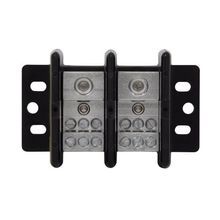 Bussmann 16021-2 Power Distribution Block, 600 VAC/VDC, 175 A, 2 Pole, 14 to 4 AWG Wire, Molded Thermoplastic