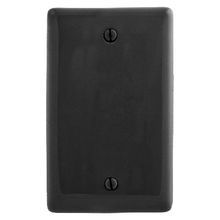 PREMISE WIRING NP13BK Standard Blank Wallplate, 1 Gang, 4.63 in H x 2.88 in W, Nylon, Black