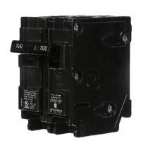 Siemens SpeedFax™ Q2100 Molded Case Circuit Breaker, 120/240 VAC, 100 A, 10 kA Interrupt, 2 Poles, Thermal Magnetic Trip