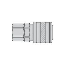 Foster® 3 Manual Industrial Socket, 1/4 in, FPT, 300 psi, 303 Stainless Steel