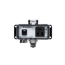 GracePort P-R2-F2R0 PANEL INTERFACE CONNECTOR WITH RJ45, PANEL MOUNT HOUSING, UL TYPE 4X, SIMPLEX OUTLET, NO CB