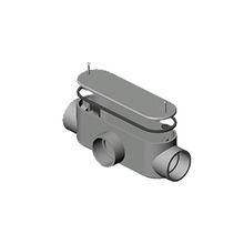 Carlon® E983D Type T Conduit Body, 1/2 in Hub, 4 cu-in Capacity, PVC