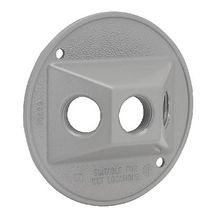 BELL® 5197-0 Cluster Cover, 4 in Dia, 4-1/8 in W x 1.094 in D, Die Cast Aluminum