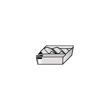 Kennametal® Top Notch™ 1850012 Profiling Insert, NPR Insert, 52 Insert, Material Grade: C2/C6, 0.2 in Maximum Depth of Cut, Parallelogram Shape, Manufacturer's Grade: KC5025