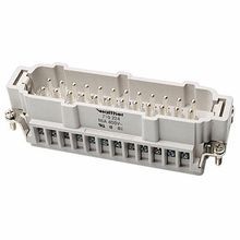 Pos-E-Kon® MS224B B Series Standard Terminal Insert, 24 Positions, 20 to 14 AWG Wire, Screw/Male Connection, Die Cast Aluminum Alloy
