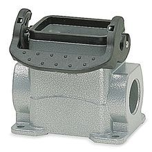 Pos-E-Kon® BB410AMV Rectangular Single Lever Locking Box Base, 1 x 1/2 in NPT Entry, Die Cast Aluminum Alloy