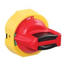 Allen-Bradley 140MT-SY Door Coupling Handle,  Red Yellow,  S Handle,  IP66,  Requires 140M C DNC coupler,  For 140MT,  ME Mtr Protection Ckt Br