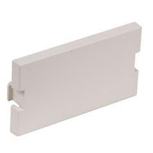 Wiring Device-Kellems IMB1OW iSTATION™ AV Unloaded Module, Blank Module, Snap Mount, ABS, White