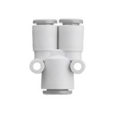 SMC® KQ2U07-11A One-Touch Y-Union Wye, Tube x Tube, 1/4 in, Polybutylene Terephthalate, Import Domestic/Import
