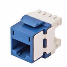 PREMISE WIRING NEXTSPEED® HJ6AB25 HJ6A Cat 6A Universal Modular Jack, Thermoplastic, Blue