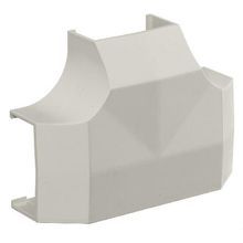PREMISE WIRING PW2TC Extruded Full Capacity Non-Metallic Standard Tee Fitting, For Use With: WallTrak® PW2 Latching Non-Metallic Raceway, Office White