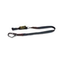 Miller® by Honeywell 933K-Z7/6FTBK Arc Rated Stretchable Shock Absorbing Lanyard With SofStop Shock-Absorber, 10 lb Load, 6 ft L, Kevlar® Line, 1 Leg, Locking Snap Hook Anchorage Connection, Choke-Off Loop/Snap Hook Harness Connection Hook